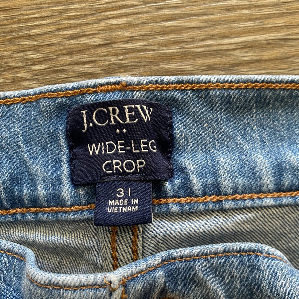 J. Crew Light Blue Straight Leg Jeans - Picture 4 of 6